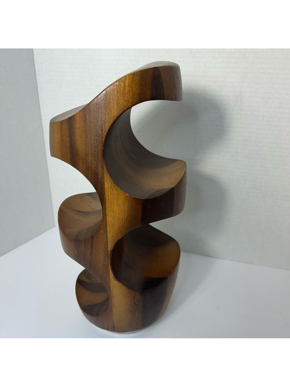 NAMBE’ Wooden Wine Bottle Holder Antonio Sena Design Wood Brown Minimalist